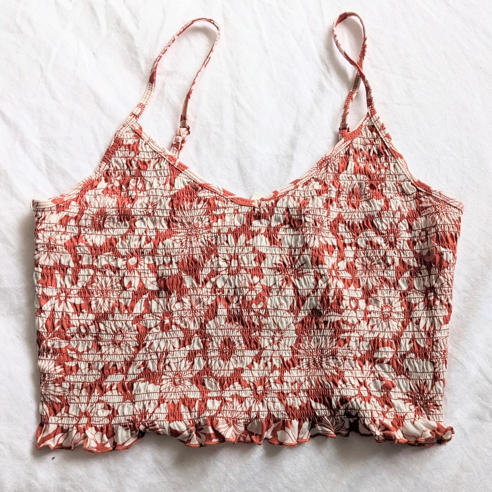 Floral crop top